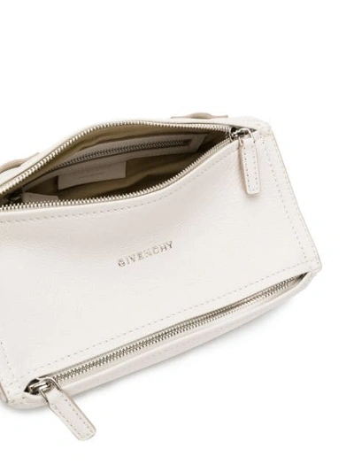 Shop Givenchy Pandora Crossbody Bag In White