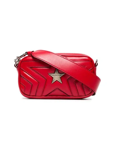 Shop Stella Mccartney Stella Star Pu Belt Bag In Red