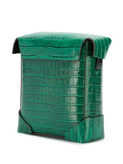 Shop Manu Atelier Bucket-style Cross-body Bag In Green