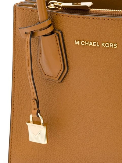 Shop Michael Michael Kors Small Mercer Tote Bag In Brown