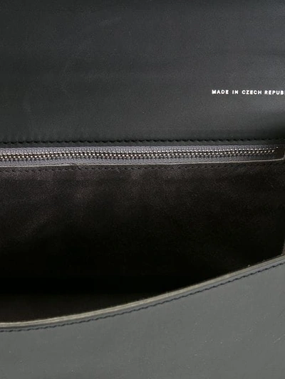 Shop Pb 0110 Flap Medium Crossbody Bag - Black