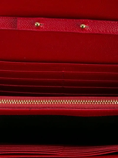 Shop Saint Laurent Monogram Shoulder Bag In Red