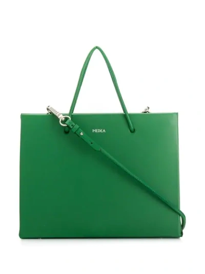 Shop Medea Prima Hanna Tote Bag In Green