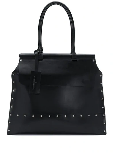 Shop A.f.vandevorst Large Studded Tote Bag In Black