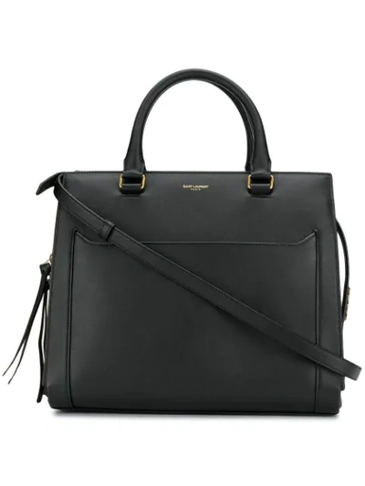 Shop Saint Laurent East Side Tote Bag In Black