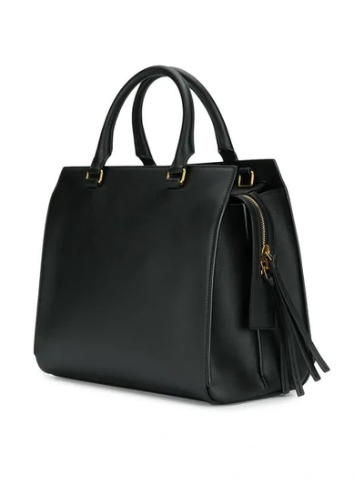 Shop Saint Laurent East Side Tote Bag In Black