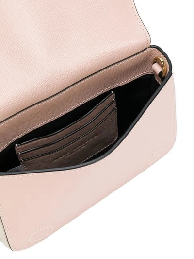 Marc Jacobs Hip Shot Logo Strap Bag In Grey