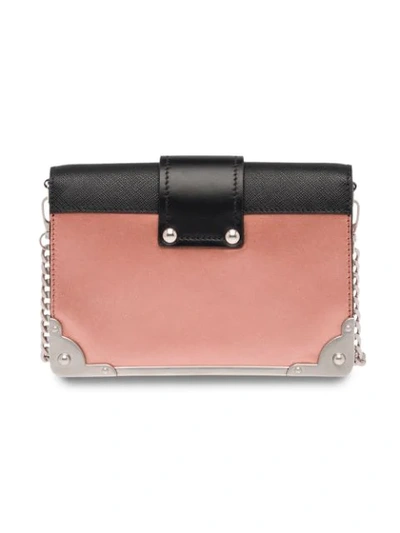 Shop Prada Cahier Shoulder Bag - Pink