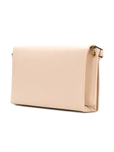 Shop Lanvin Small Shoulder Bag In Neutrals