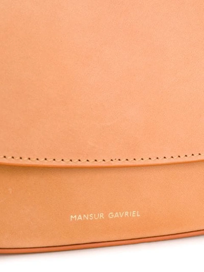 Shop Mansur Gavriel Crossbody Bag In Neutrals
