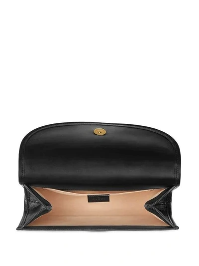 Shop Gucci Rajah Small Shoulder Bag In Black
