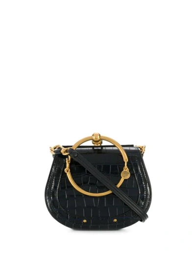 Shop Chloé 'nile' Handtasche In Blue