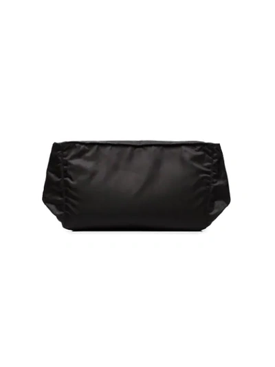 Shop Prada Vela Belt Bag In Black