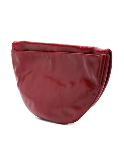 Shop L'autre Chose Half Circle Clutch Bag - Red