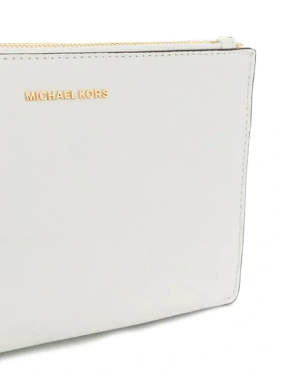 Shop Michael Michael Kors Double Pouch Cross Body Bag In White