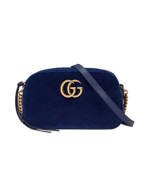gucci marmont velvet small bag