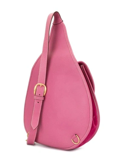 Shop Gucci Horsebit One Shoulder Bag - Pink