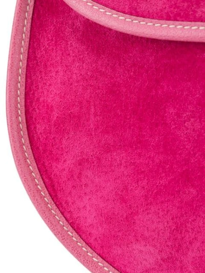 Shop Gucci Horsebit One Shoulder Bag - Pink