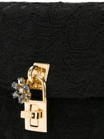 Shop Dolce & Gabbana Dolce Clutch In Black