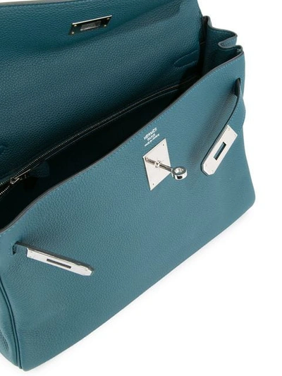 Pre-owned Hermes Kelly 32 Way Bag In Green