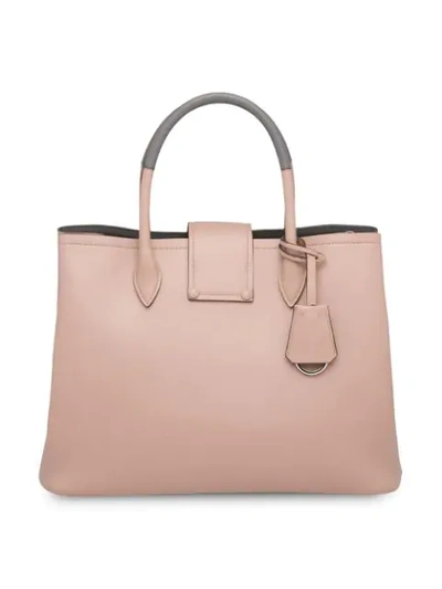 Shop Prada Leather Handbag - Pink