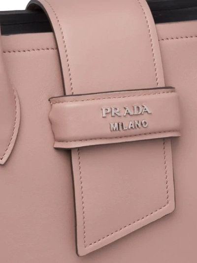 Shop Prada Leather Handbag - Pink