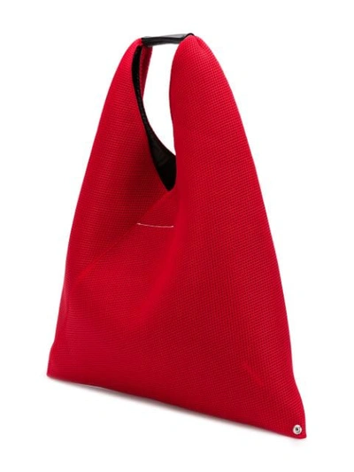Shop Mm6 Maison Margiela Japanese Tote Bag In 303 Red