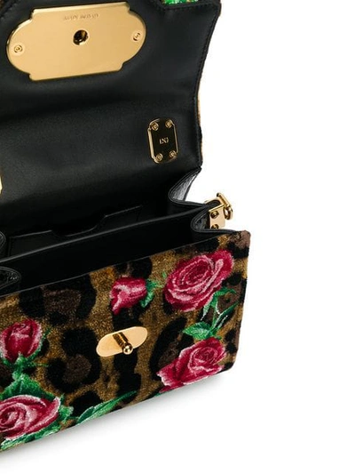 Shop Dolce & Gabbana Rose Tote Bag In Black