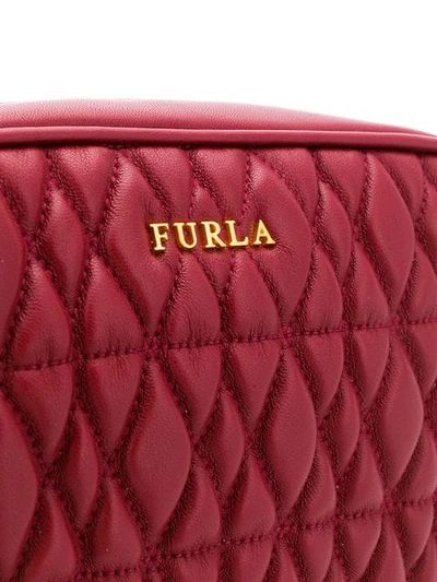 Shop Furla Cometa Bag In Red