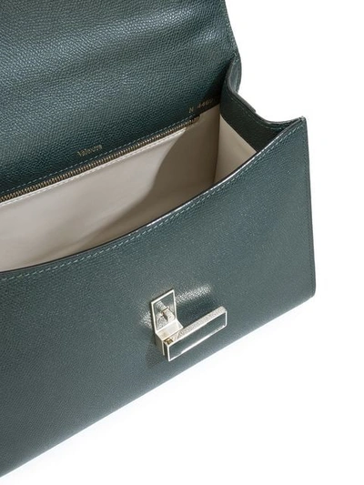 Shop Valextra Envelope Shoulder Bag In Green