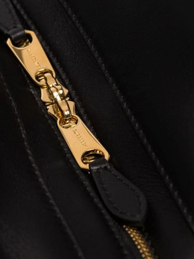 Shop Burberry Small Bowling Tote Bag In Black
