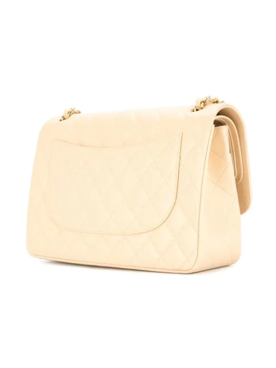 Pre-owned Chanel 2012-2013 Jumbo Xl Shoulder Bag In Brown