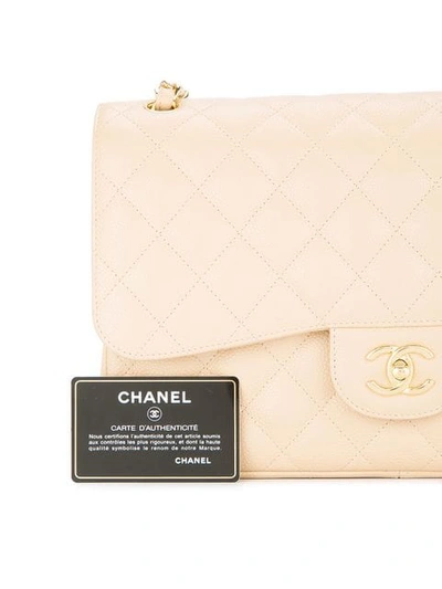 Pre-owned Chanel 2012-2013 Jumbo Xl Shoulder Bag In Brown