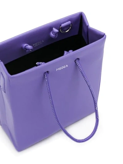 Shop Medea Prima Hanna Tote Bag In Purple