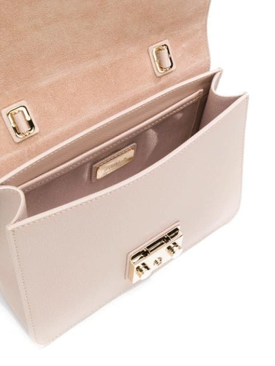 Shop Furla Metropolis Shoulder Bag In Pink