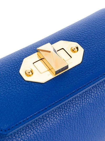 Shop Alexander Mcqueen Box Bag 19 In Blue