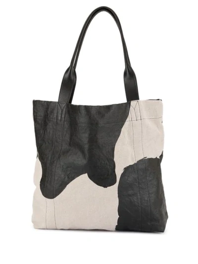 Shop Discord Yohji Yamamoto Ink Tote In Black