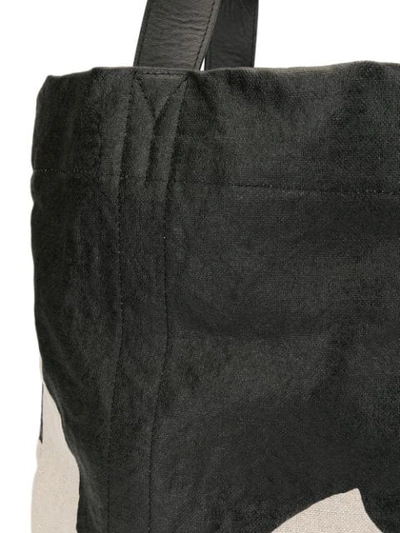 Shop Discord Yohji Yamamoto Ink Tote In Black