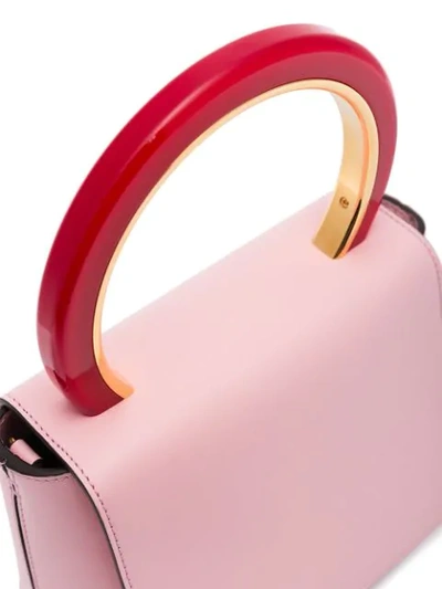 Shop Marni Pannier Cross Body Bag - Pink