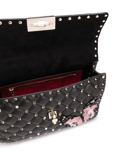 Shop Valentino Medium  Garavani Rockstud Spike Bag In Black