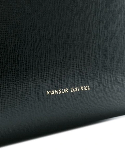 Shop Mansur Gavriel Mini Drawstring Backpack In Black