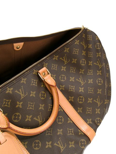Louis Vuitton Pre-owned Keepall Bandouliere 60 Duffle Bag - Brown | ModeSens