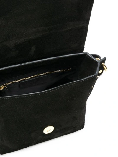 Shop Isabel Marant Foldover Shoulder Bag - Black