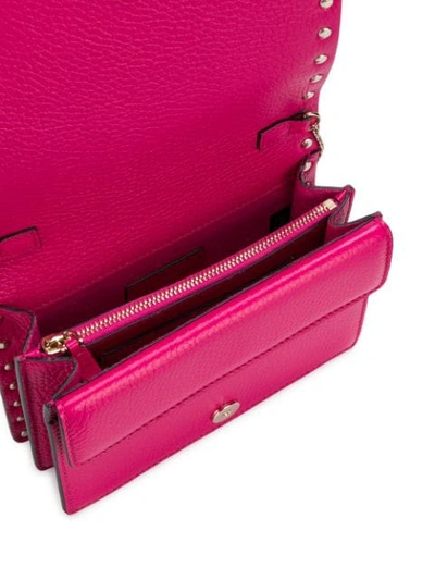 Shop Valentino Garavani Rockstuds Mini Bag - Pink