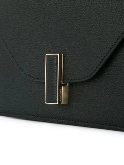 Shop Valextra Iside Shoulder Handbag In Black