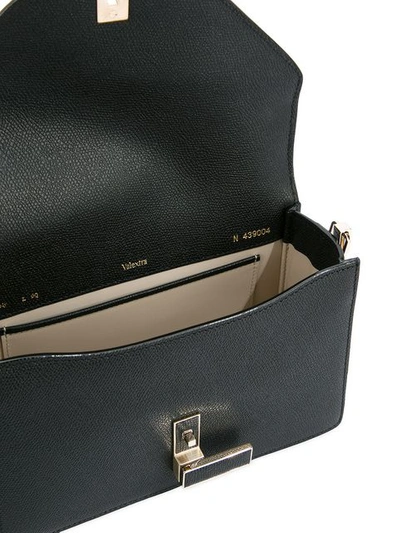 Shop Valextra Iside Shoulder Handbag In Black