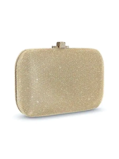 Judith Leiber Slide Lock Customizable Monogram Bag In Metallic