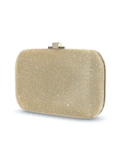 Judith Leiber Slide Lock Customizable Monogram Bag In Metallic