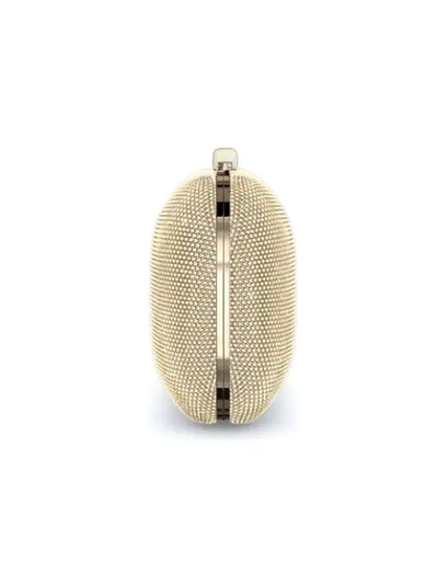 Judith Leiber Slide Lock Customizable Monogram Bag In Metallic