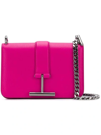 Shop Tom Ford T Bar Shoulder Bag In Pink